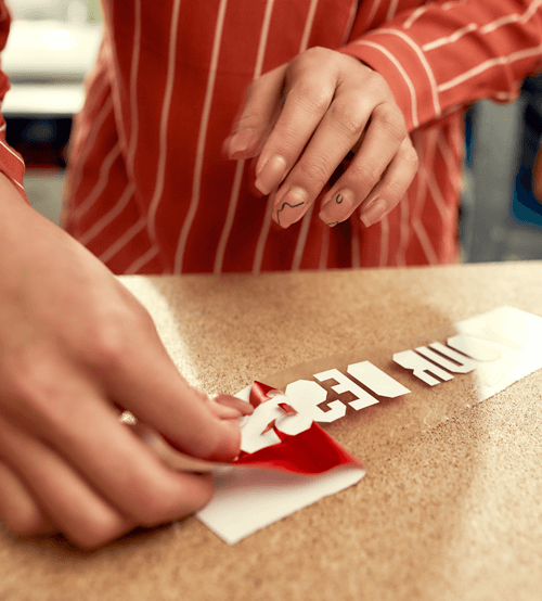 Vinyl peeling signage solution by Nationwide Printing and Signage